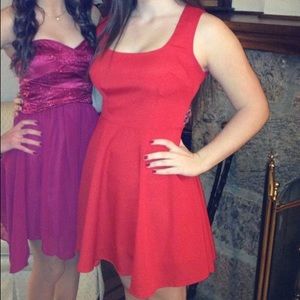 Red dress